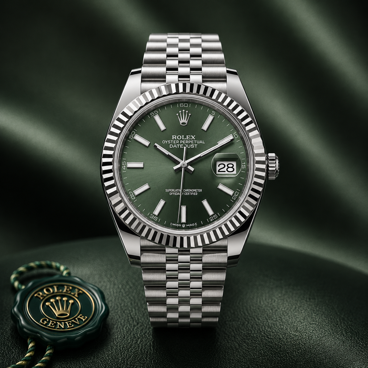 ROLEX Datejust 41 "Mint Green" Ref. 126334